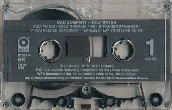 Bad Company (3) : Holy Water (Cass, Album, SR)