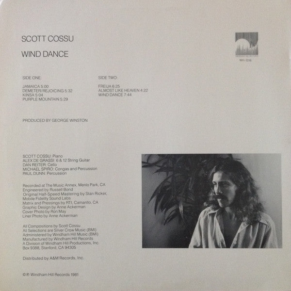 Scott Cossu : Wind Dance (LP, Album, RE)