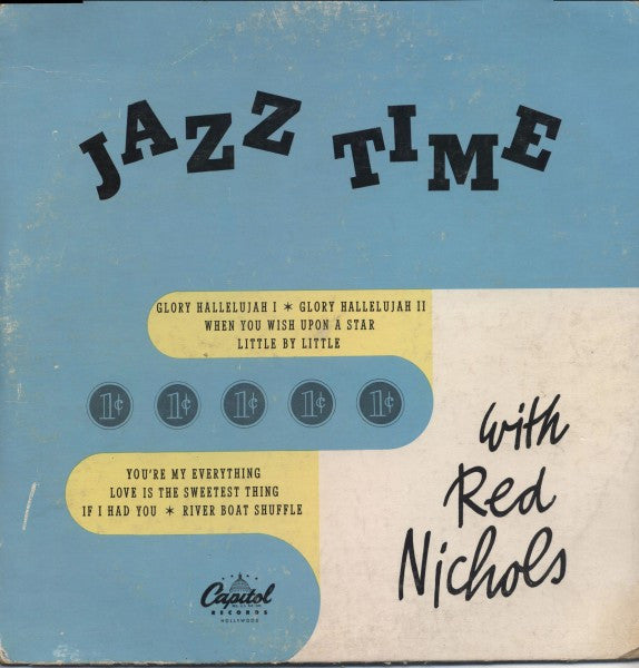 Red Nichols And His Five Pennies : Jazz Time With Red Nichols (10")