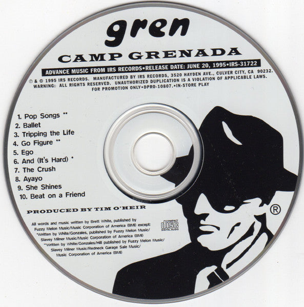 Gren : Camp Grenada (CD, Advance, Album, Promo)