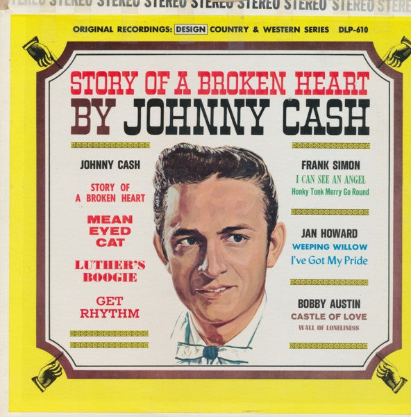 Johnny Cash, Frank Simon, Jan Howard, Bobby Austin : Story Of A Broken Heart (LP, Comp)
