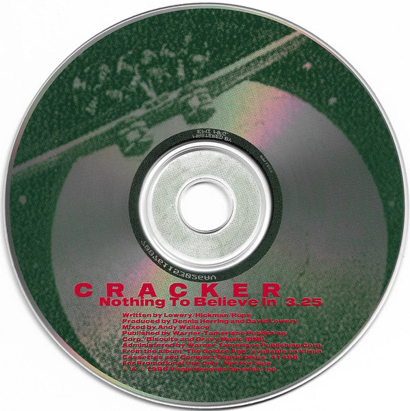 Cracker : Nothing To Believe In (CD, Single, Promo)