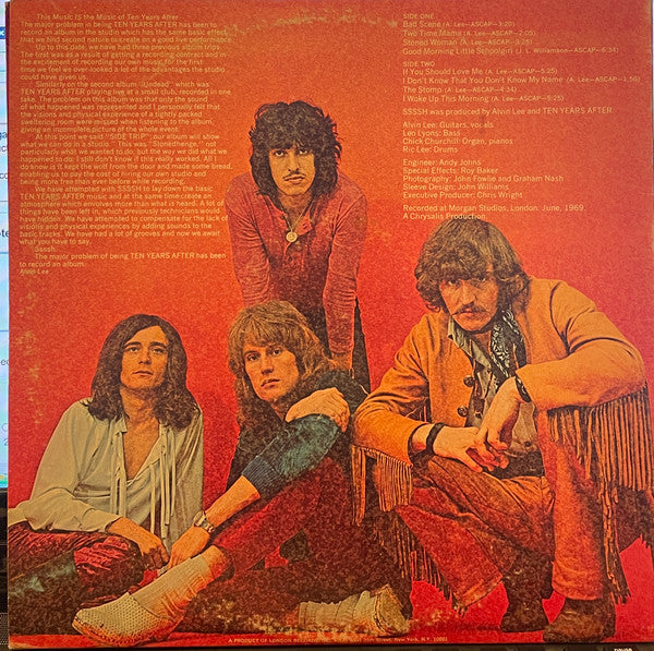 Ten Years After : Ssssh. (LP, Album, Gat)