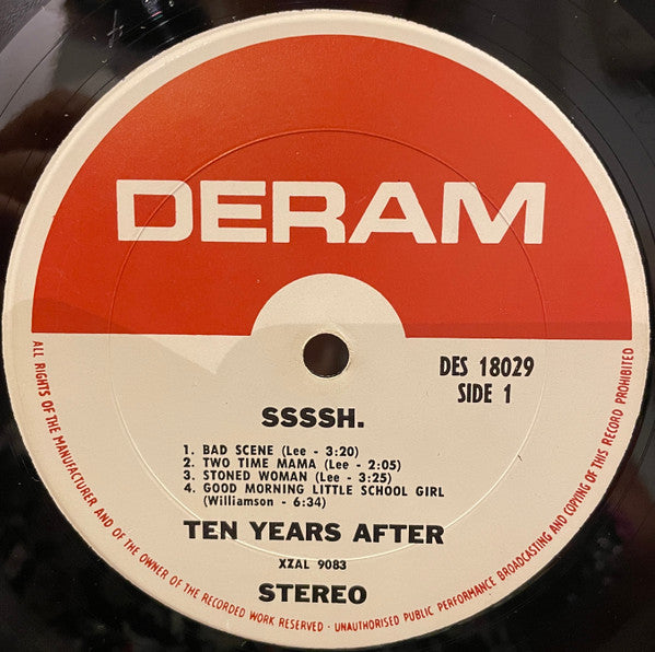 Ten Years After : Ssssh. (LP, Album, Gat)