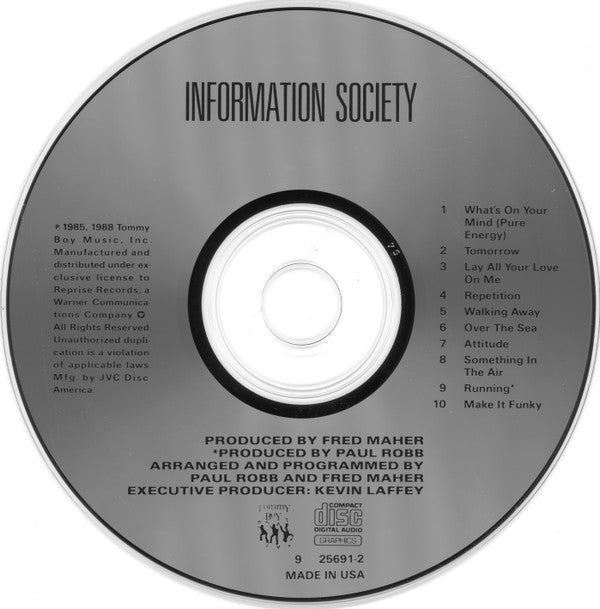 Information Society : Information Society (CD+G, Album)
