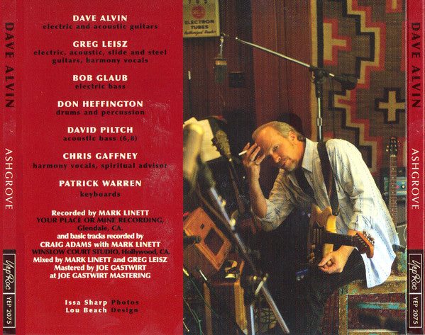Dave Alvin : Ashgrove (CD, Album)