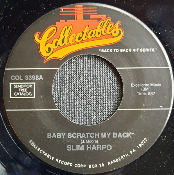 Slim Harpo : Baby Scratch My Back (7", Single)
