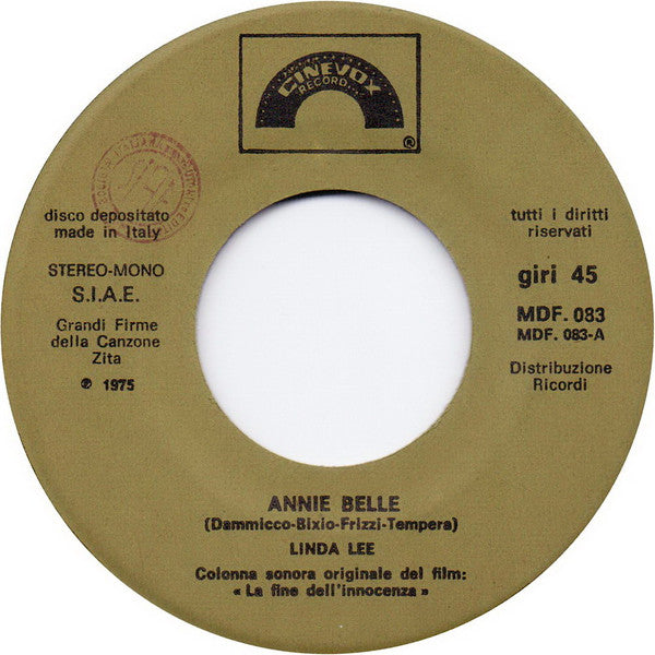 Linda Lee (2) : Annie Belle (7")