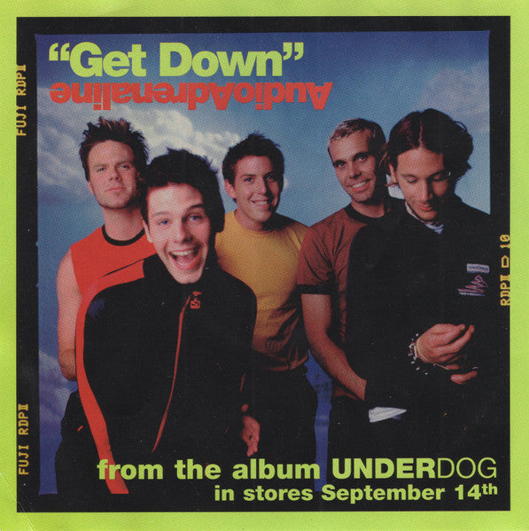 Audio Adrenaline : Get Down (CD, Single, Promo)
