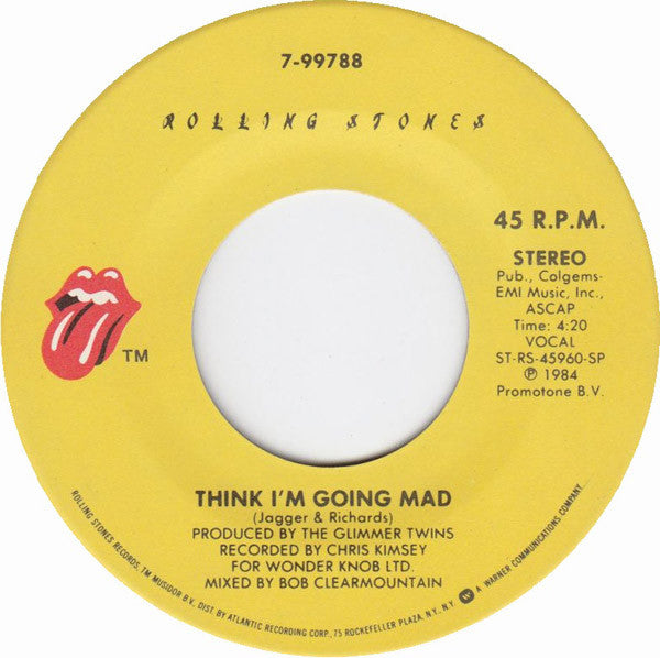 The Rolling Stones : She Was Hot (7", Spe)