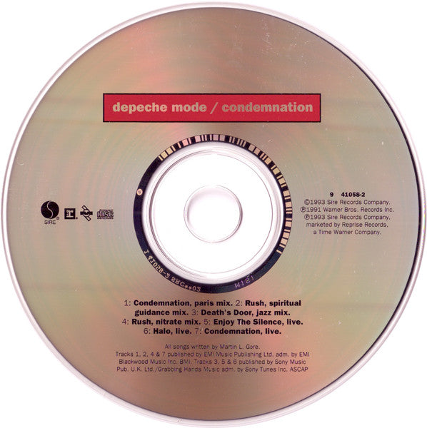 Depeche Mode : Condemnation / Paris Mix (CD, Maxi, FLP)