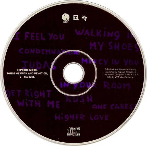 Depeche Mode : Songs Of Faith And Devotion (CD, Album)