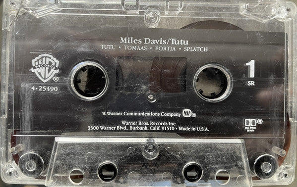 Miles Davis : Tutu (Cass, Album, SR,)