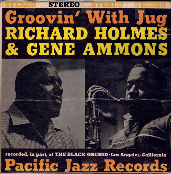 Richard "Groove" Holmes & Gene Ammons : Groovin' With Jug (LP, Album)