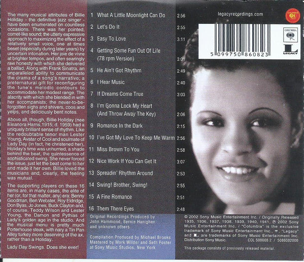 Billie Holiday : Lady Day Swings! (CD, Comp)