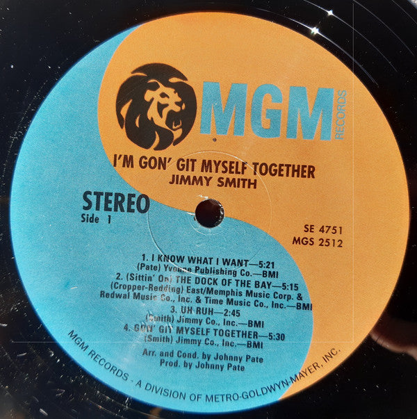 Jimmy Smith : I'm Gon' Git Myself Together (LP, Album, RE)