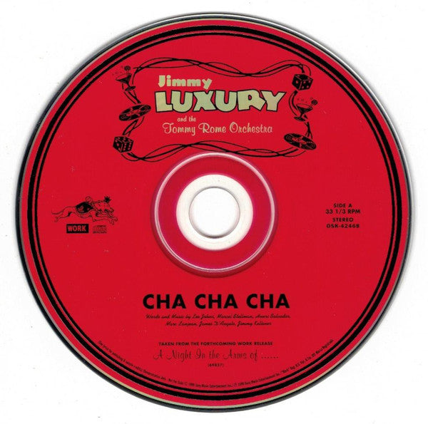 Jimmy Luxury And The Tommy Rome Orchestra* : Cha Cha Cha (CD, Single, Promo)