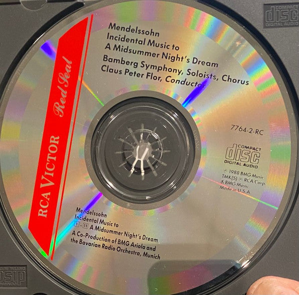 Mendelssohn* – Claus Peter Flor, Lucia Popp, Marjana Lipovšek, Bamberg Symphony Orchestra and Chorus* : Incidental Music To A Midsummer Night’s Dream (CD, Album)