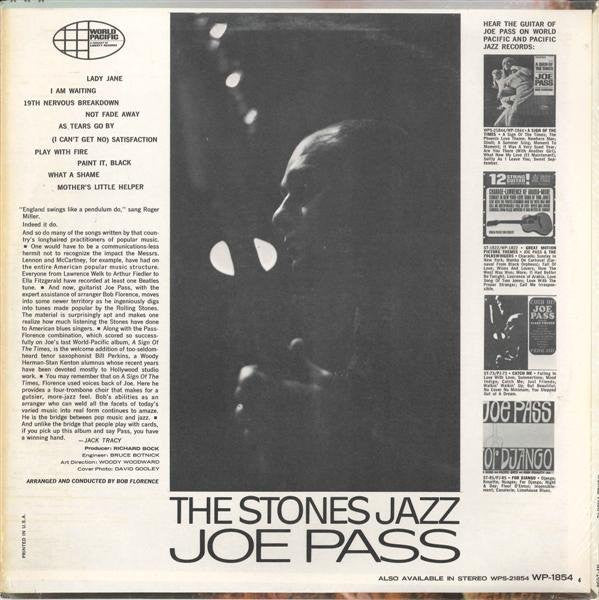 Joe Pass : The Stones Jazz (LP, Album, Mono)