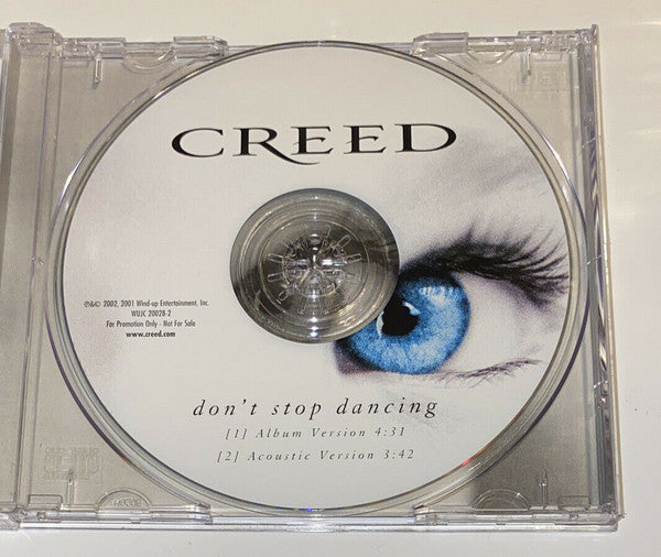 Creed (3) : Don't Stop Dancing (CD, Single, Promo)