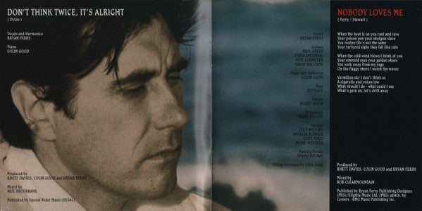 Bryan Ferry : Frantic (CD, Album, Promo)