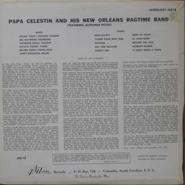 Papa Celestin And His New Orleans Ragtime Band : Papa Celestin And His New Orleans Ragtime Band (LP, Album)
