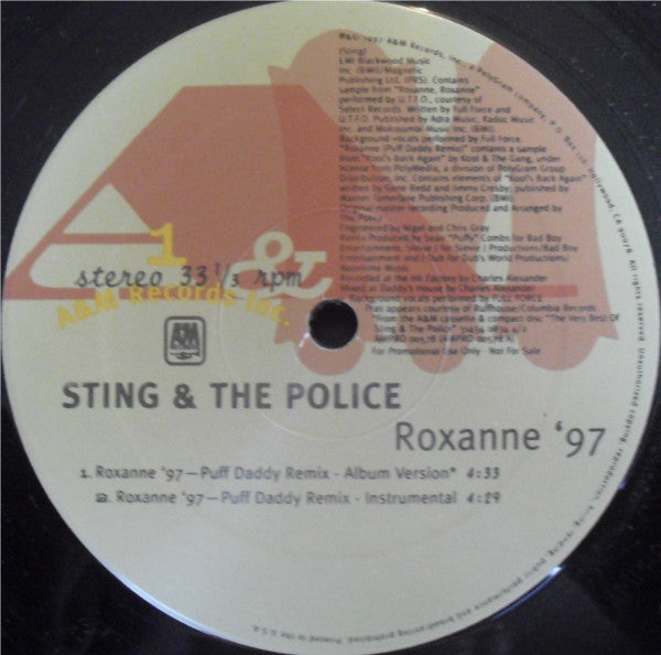 Sting & The Police feat. Pras Michel : Roxanne '97 (12")