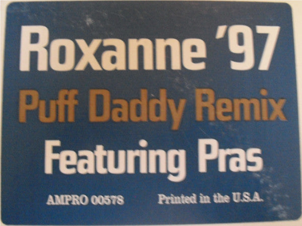 Sting & The Police feat. Pras Michel : Roxanne '97 (12")