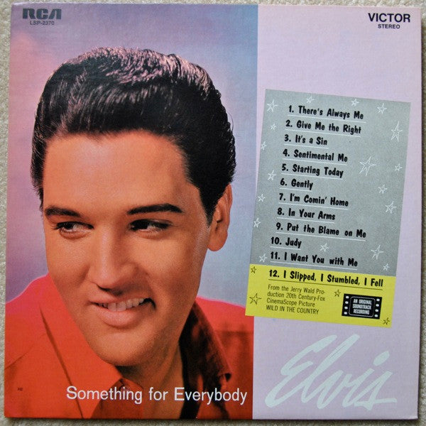 Elvis Presley : Something For Everybody (LP, Album, RE)