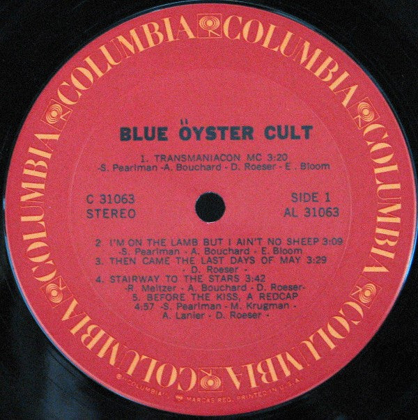Blue Öyster Cult : Blue Öyster Cult (LP, Album, Ter)