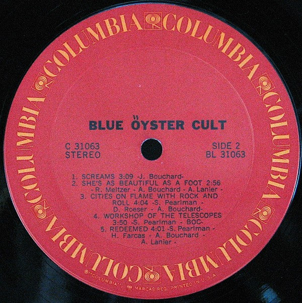 Blue Öyster Cult : Blue Öyster Cult (LP, Album, Ter)