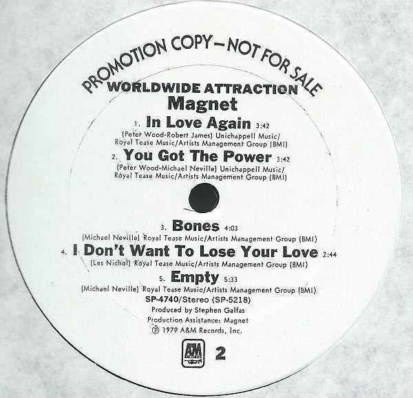 Magnet (7) : Worldwide Attraction (LP, Album, Promo)