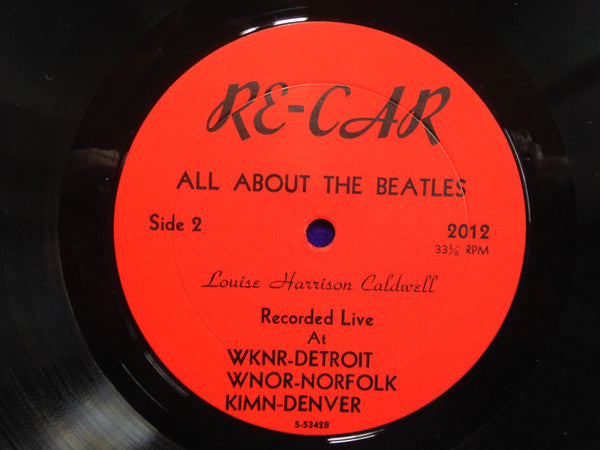 Louise Harrison Caldwell : All About The Beatles (LP, Album)