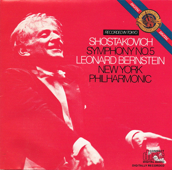 Dmitri Shostakovich - Leonard Bernstein, New York Philharmonic : Symphony No. 5 (CD, Album, RE)
