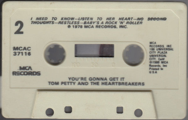 Tom Petty And The Heartbreakers : You're Gonna Get It! (Cass, Album)
