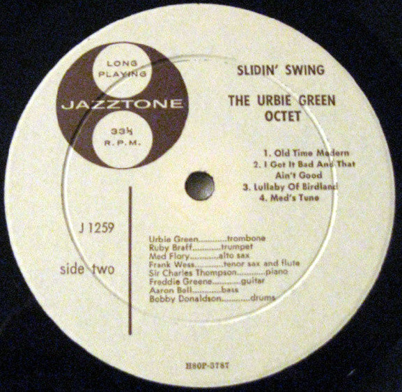 Vic Dickenson And Urbie Green : Slidin' Swing (LP, Comp)