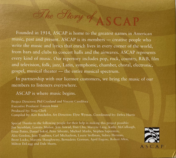 Various : ASCAP Presents... Holiday (CD, Comp)