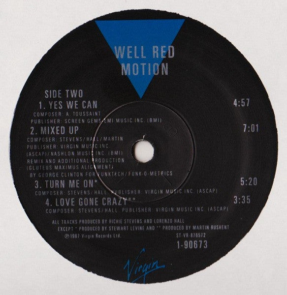 Well Red : Motion (LP, Album)