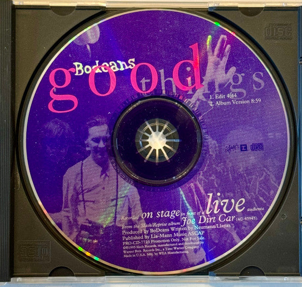 BoDeans : Good Things  (CD, Single, Promo)