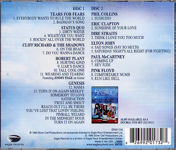 Various : Live At Knebworth (2xCD, Album)