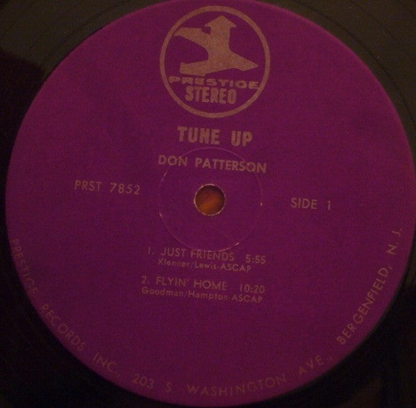 Don Patterson : Tune Up! (LP, Album)