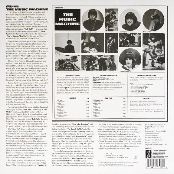 The Music Machine : (Turn On) The Music Machine (LP, Album, RE, RM)