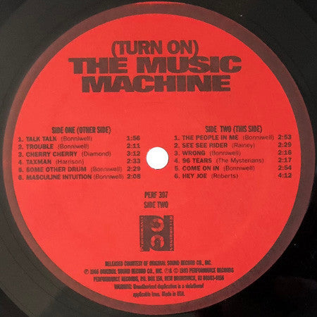 The Music Machine : (Turn On) The Music Machine (LP, Album, RE, RM)