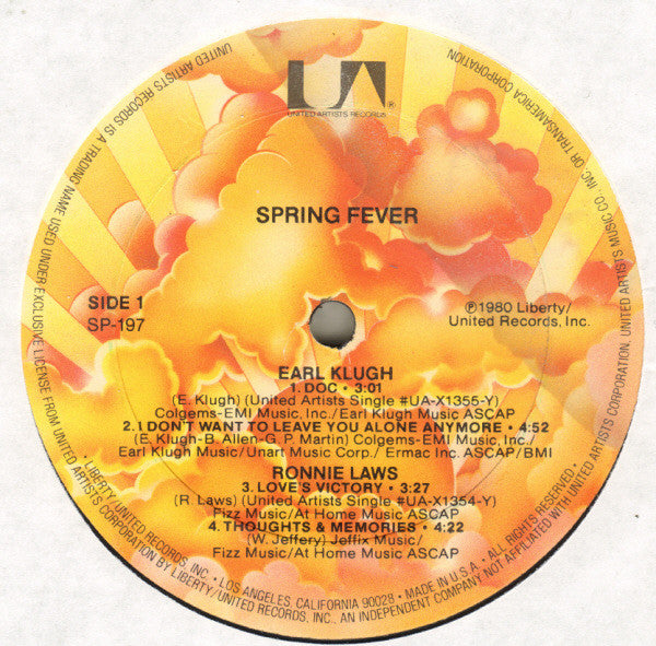Kittyhawk / Ronnie Laws / Earl Klugh : Spring Fever (LP, Comp)