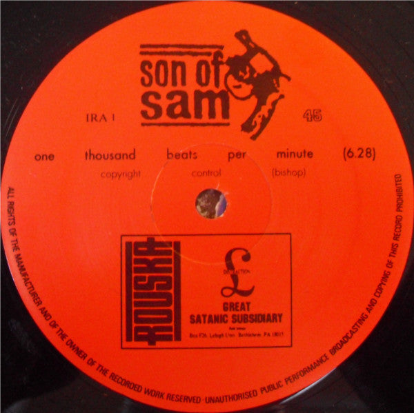 Son Of Sam : 1.K.B.P.M (12", Single)