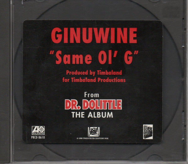 Ginuwine : Same Ol' G (CD, Single, Promo)