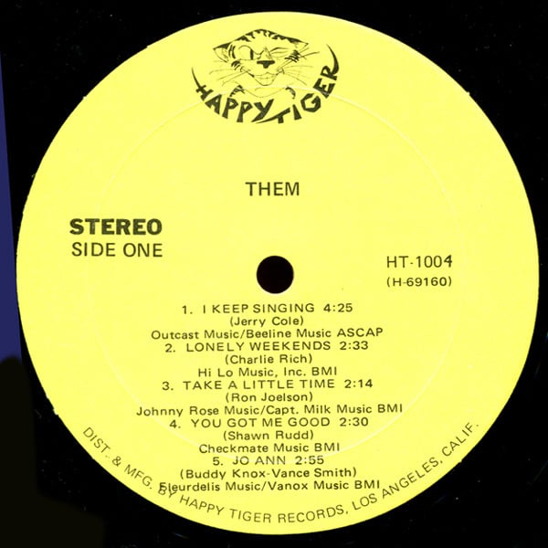 Them (3) : Them (LP, Album, Mon)