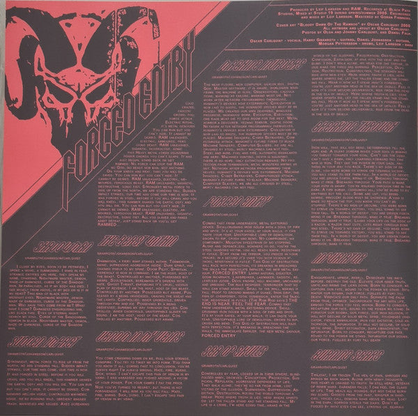 Ram (15) : Forced Entry (LP, Album, Ltd, RE, RP, Red)
