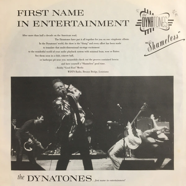 The Dynatones (2) : Shameless (LP, Album, Spe)