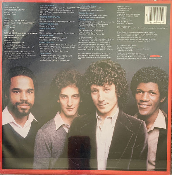 The Jeff Lorber Fusion : Galaxian (LP, Album, Clu)